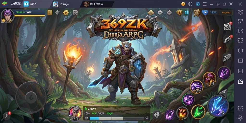 Tampilan gameplay menarik dalam 369ZK dengan aksi petualangan yang mendebarkan.