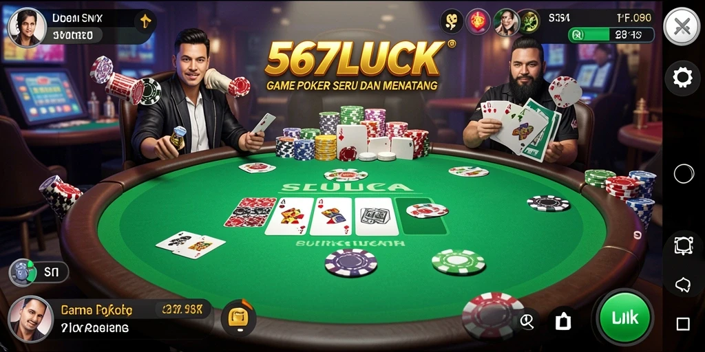 Gameplay poker menarik di 567LUCK dengan grafis yang memukau.