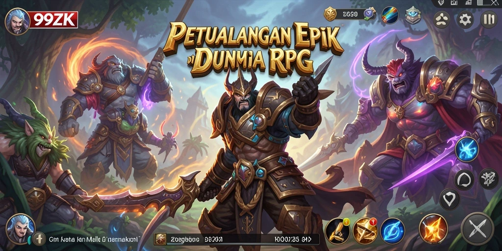 Gameplay RPG 99ZK yang mendebarkan dan imersif.