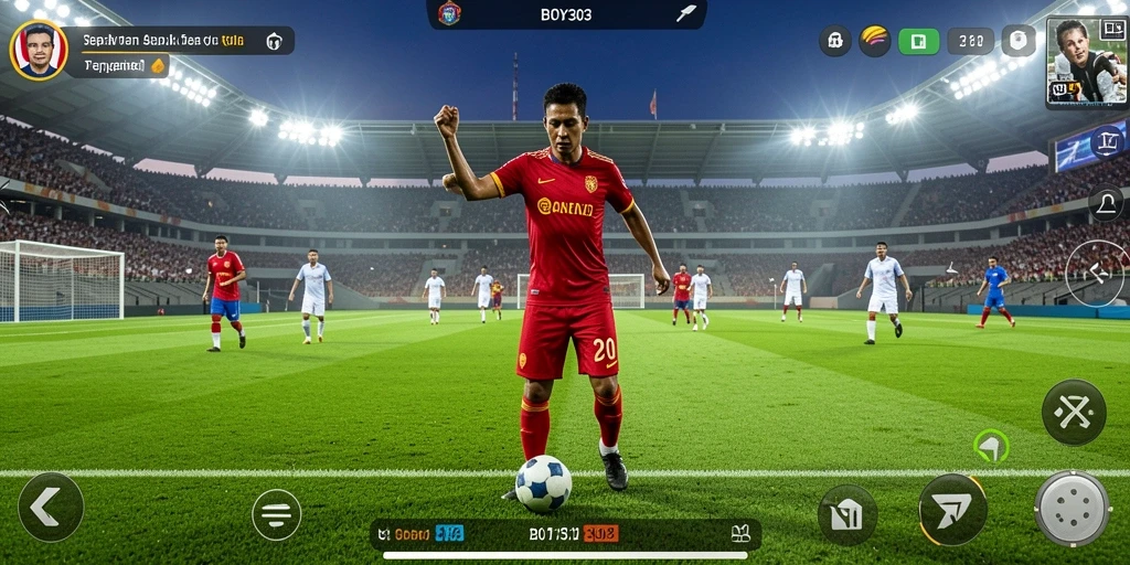 Tampilan menarik dari gameplay BOY303 dengan pertarungan di lapangan.