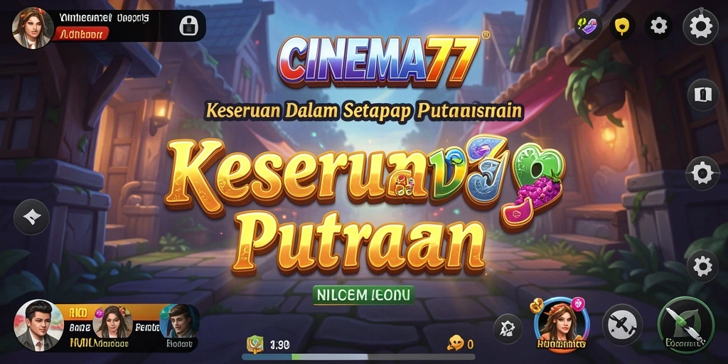 Screenshot utama CINEMA77 yang menunjukkan momen seru permainan Casual.