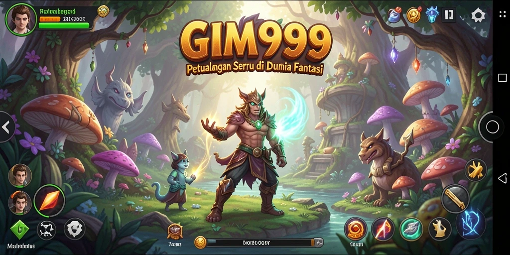 Tampilan gameplay GIM999 yang memukau dan fantastis.
