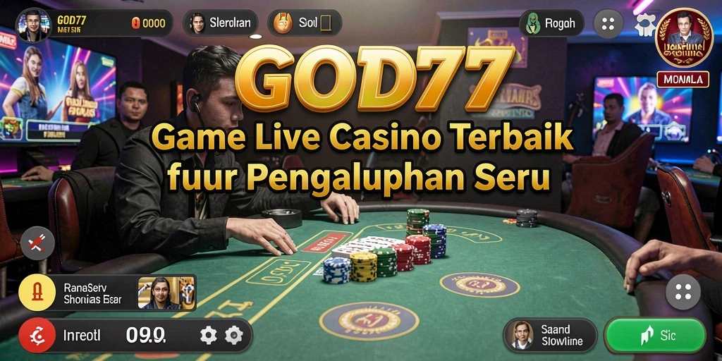 GOD77 menampilkan gameplay Live Casino yang menarik dan interaktif.