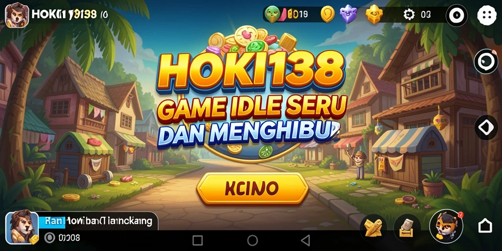 Tampilan menarik gameplay HOKI138 dengan elemen Idle yang seru.