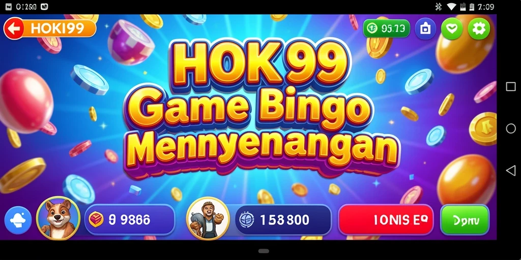 Tampilan gameplay Bingo yang seru dan interaktif di HOKI99.