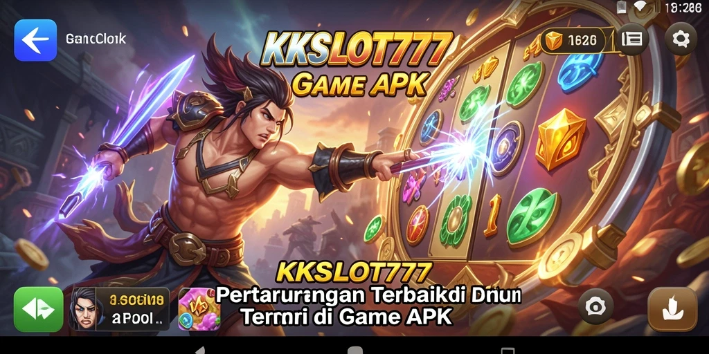 Gameplay mendebarkan di KKSLOT777 saat karakter bertarung.