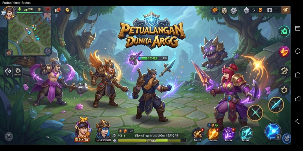 Tampilan menakjubkan dari pertarungan dalam game ARPG LI789.
