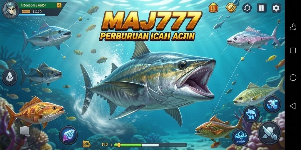 Screenshot gameplay Tembak Ikan yang seru dan menarik.