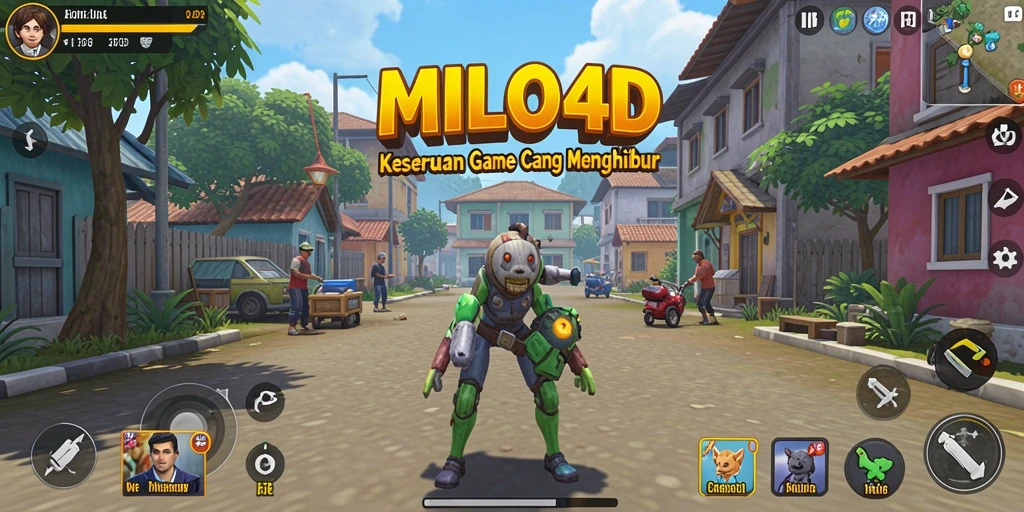 Tampilan gameplay seru dan penuh warna di MILO4D.