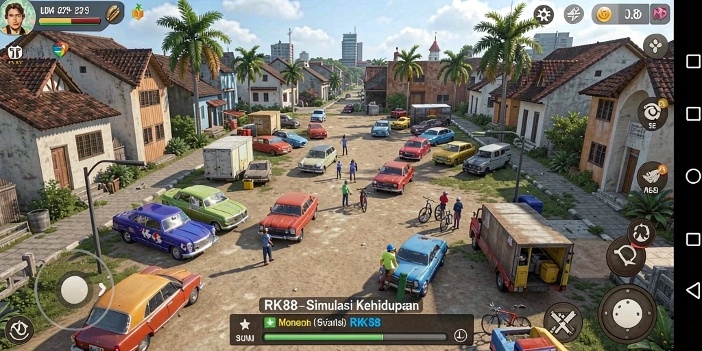 Tampilan gameplay RK88 yang menarik dan interaktif.