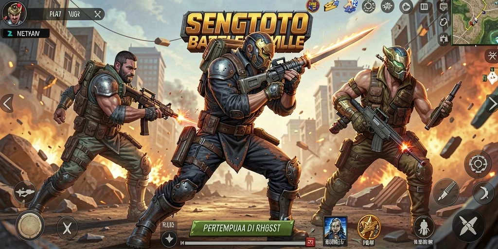 Bergabung dalam pertempuran seru di SENGTOTO Battle Royale.