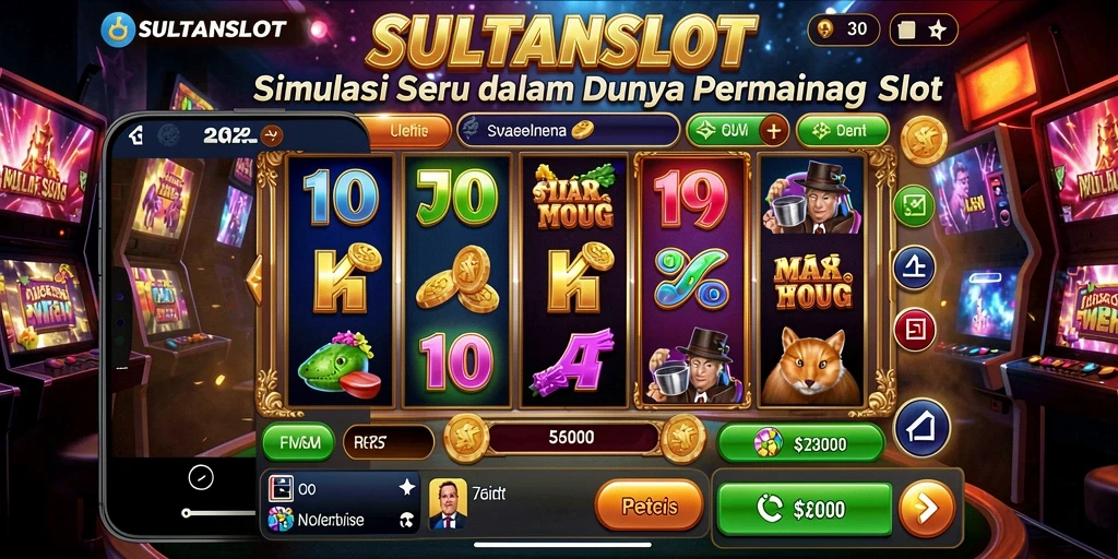 Cuplikan gameplay SULTANSLOT yang menampilkan mesin slot yang menarik.