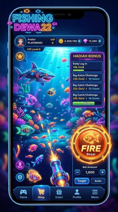 Screenshot antarmuka dewa22 yang menampilkan kategori aplikasi yang beragam.